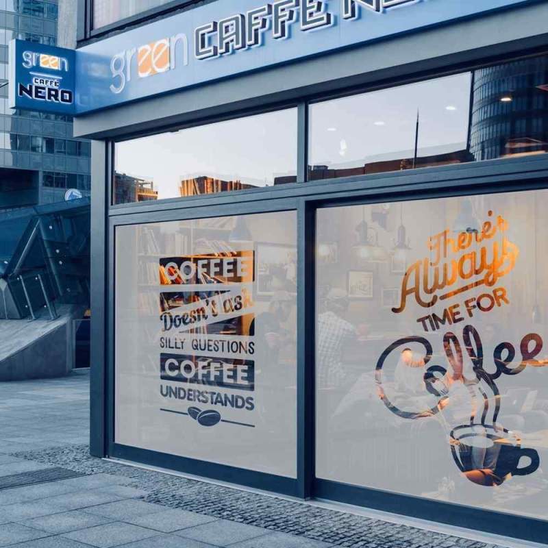 vinilo para cristales de restaurantes