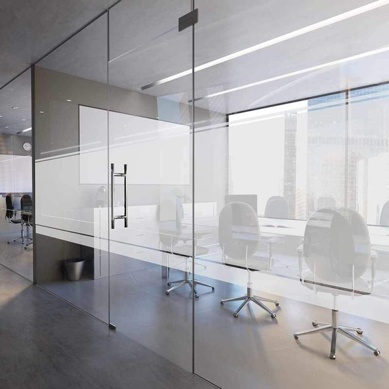 vinilo para cristales de oficina