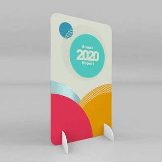 Tótem 2 caras con pies 80x150