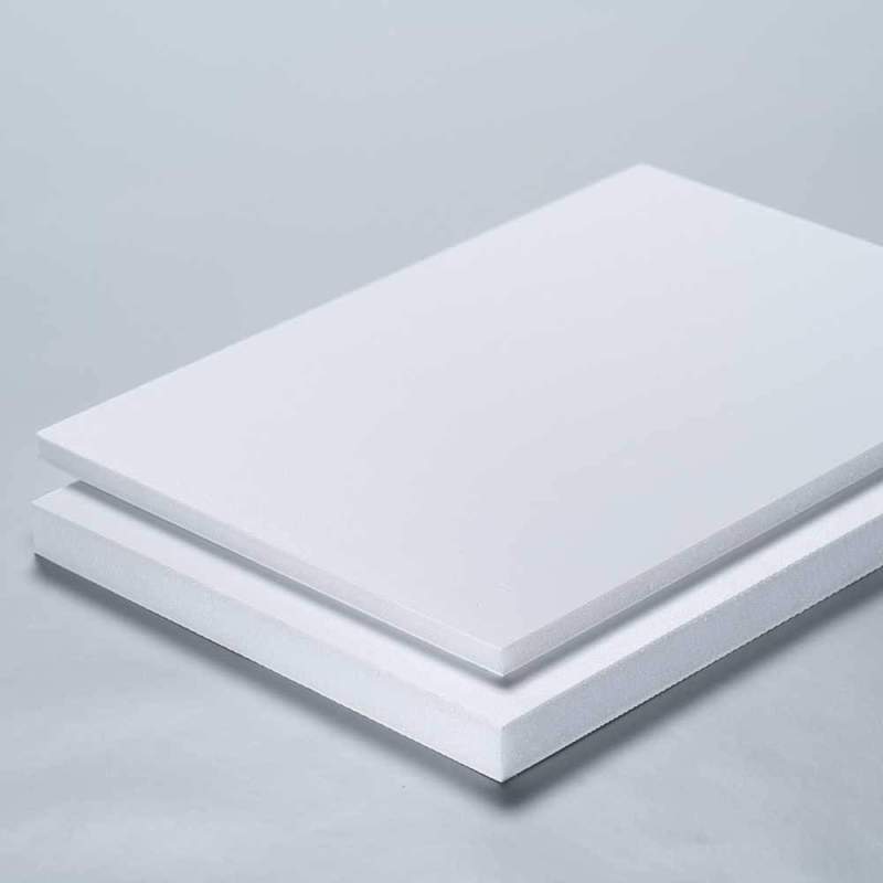 detalle de material foam o cartón pluma rígido para impresión