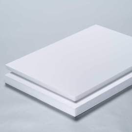 detalle de material foam o cartón pluma rígido para impresión