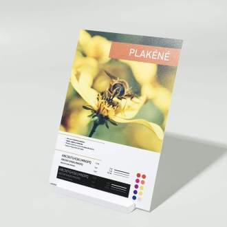 Foto impresa en plakene o glasspack.