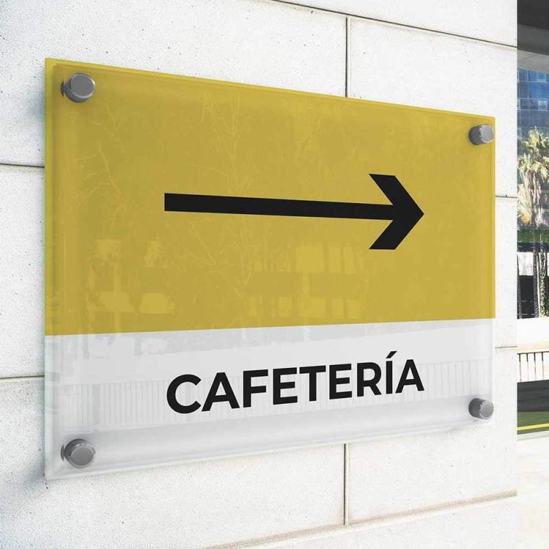 placa exterior impresa