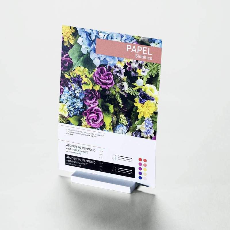 papel impermeable impreso