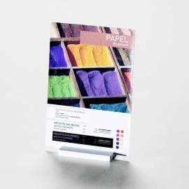 papel trasera opaca impreso