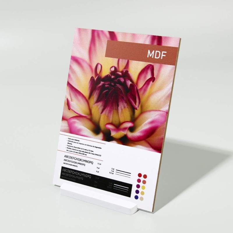 Impresión digital en madera MDF