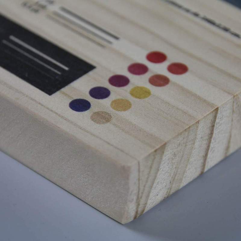 Impresión digital sobre madera natural de pino