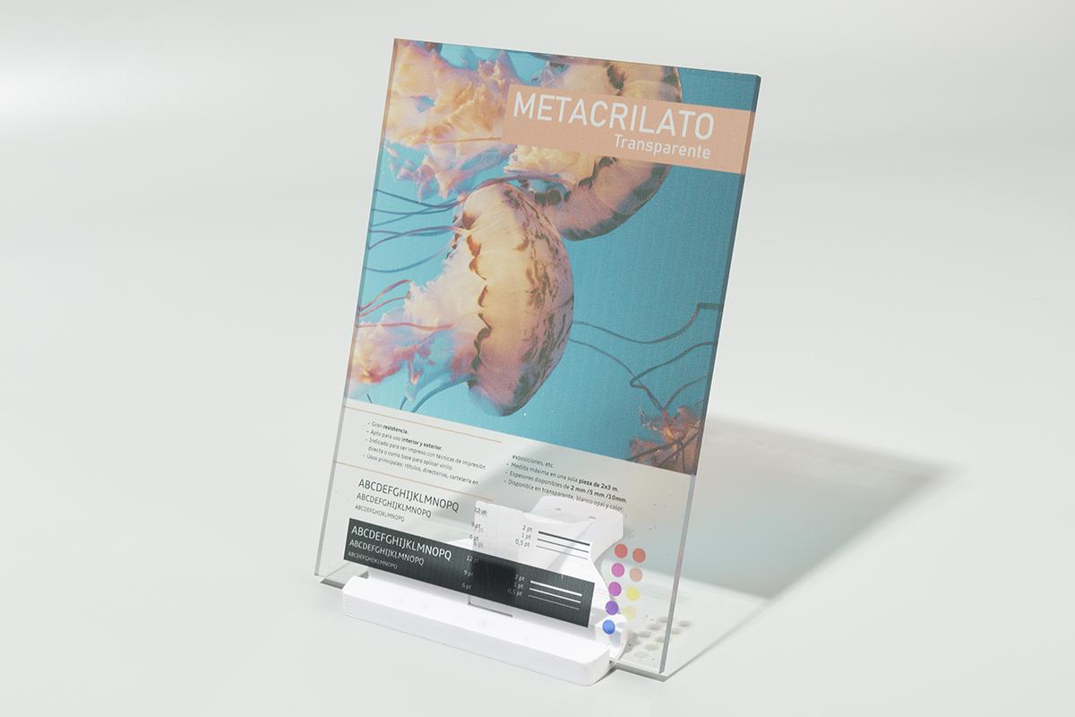Impresión digital metacrilato