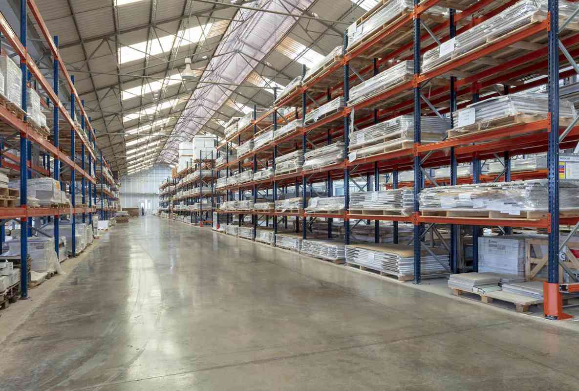 Paletizado de materiales en Hispaprint